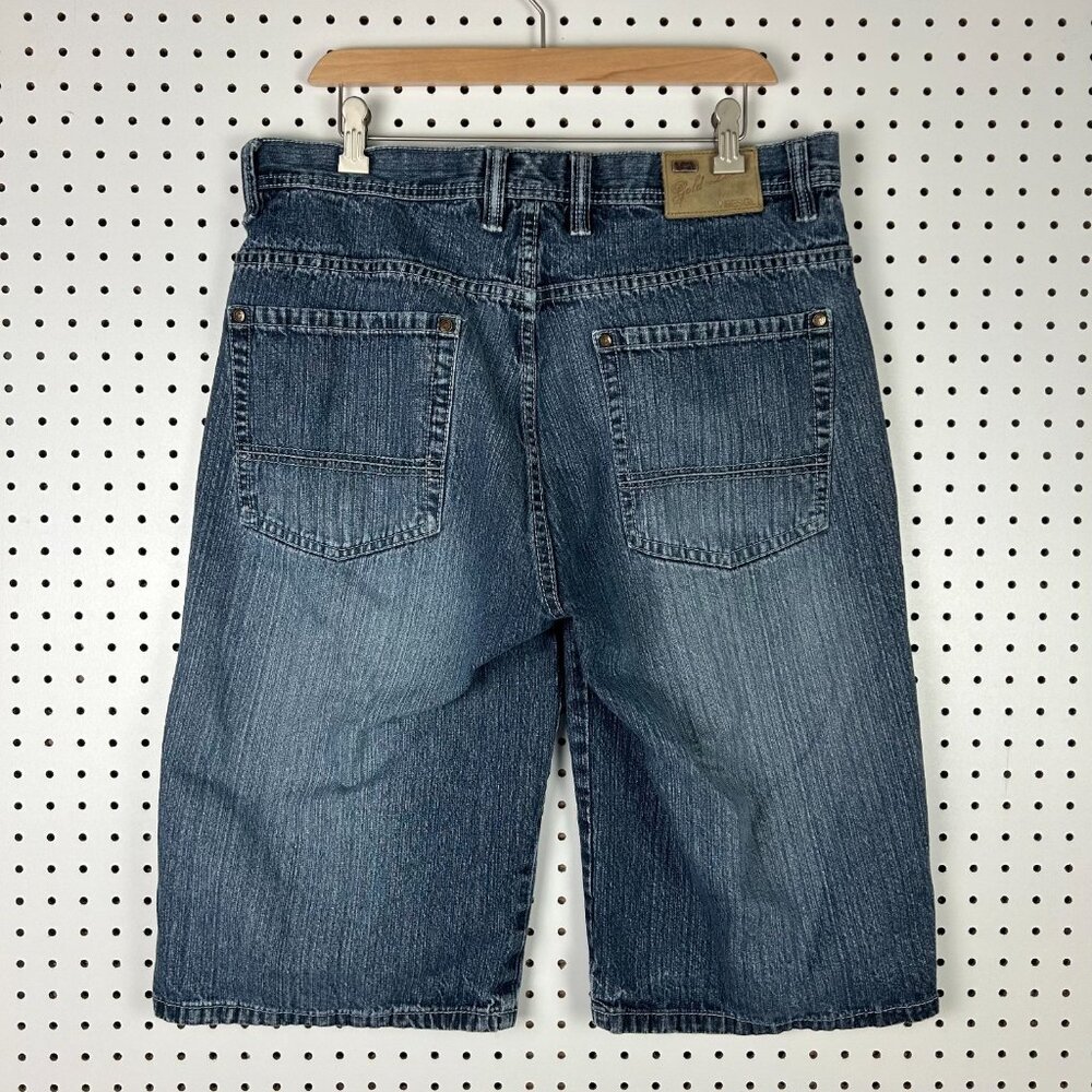 Gold Label Baggy Jean Shorts Size 36 Jorts Wide Leg Skate‎ Y2K  Wide Leg Pinkman